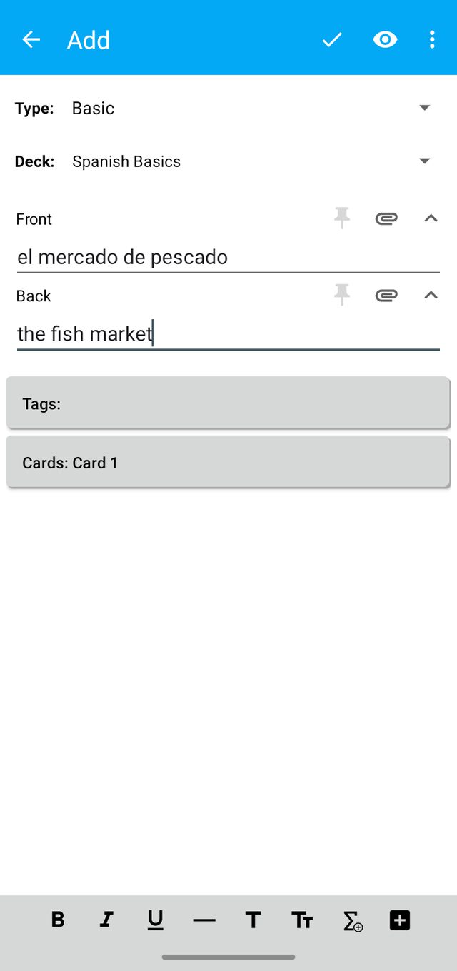 Anki screenshot