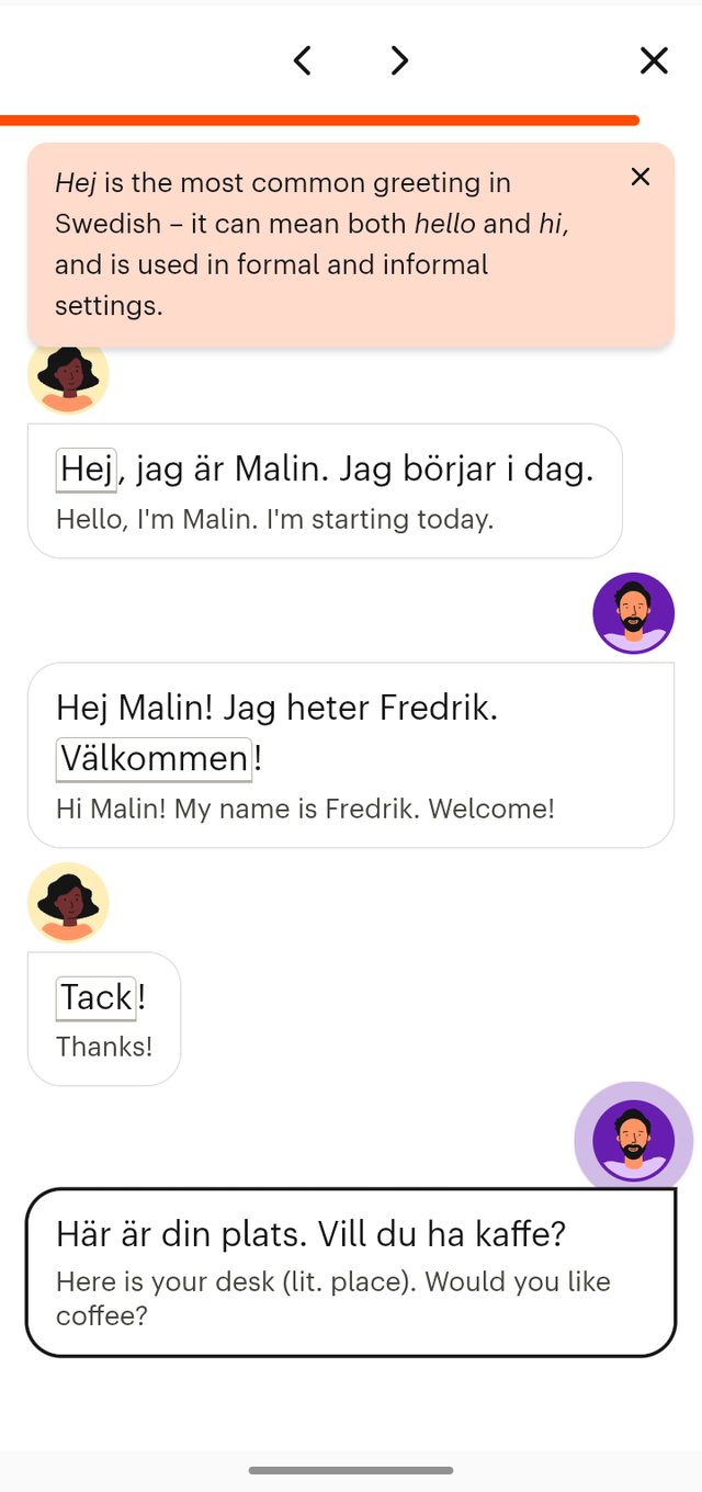 Babbel screenshot