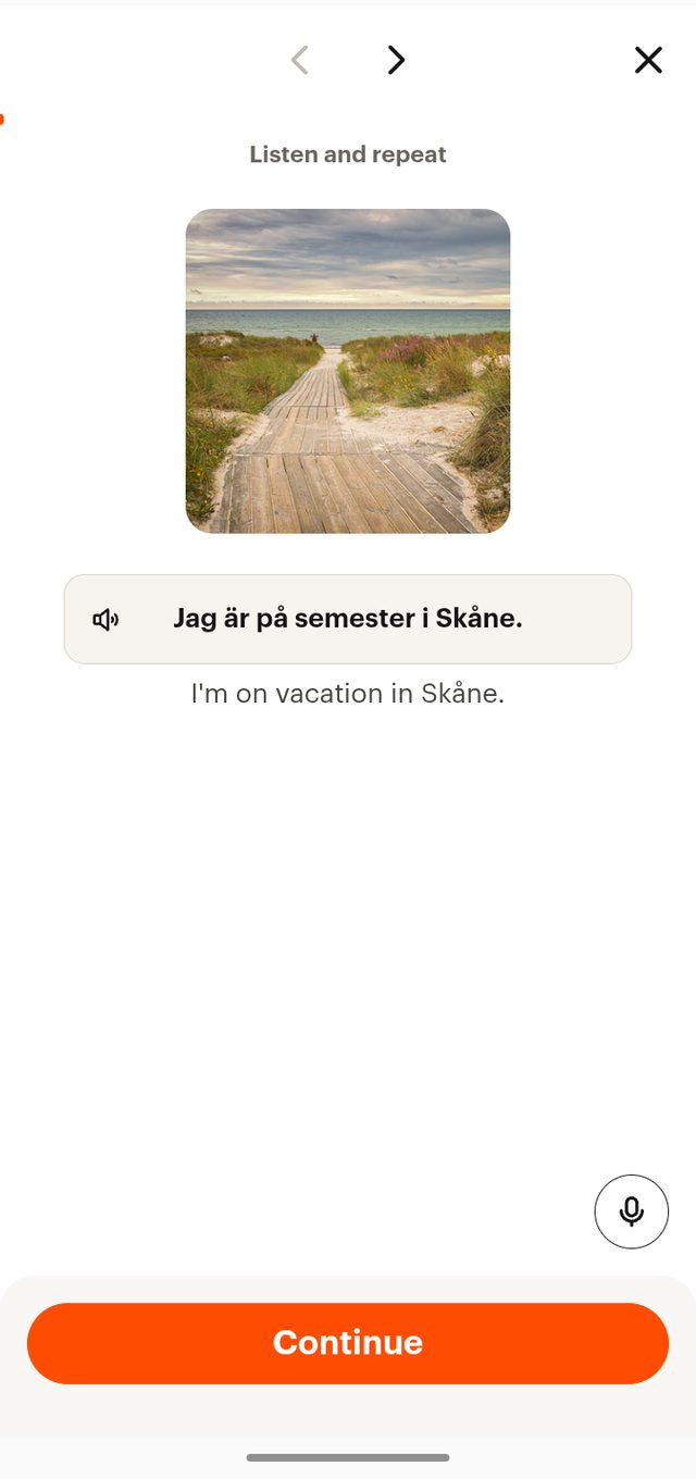 Babbel screenshot