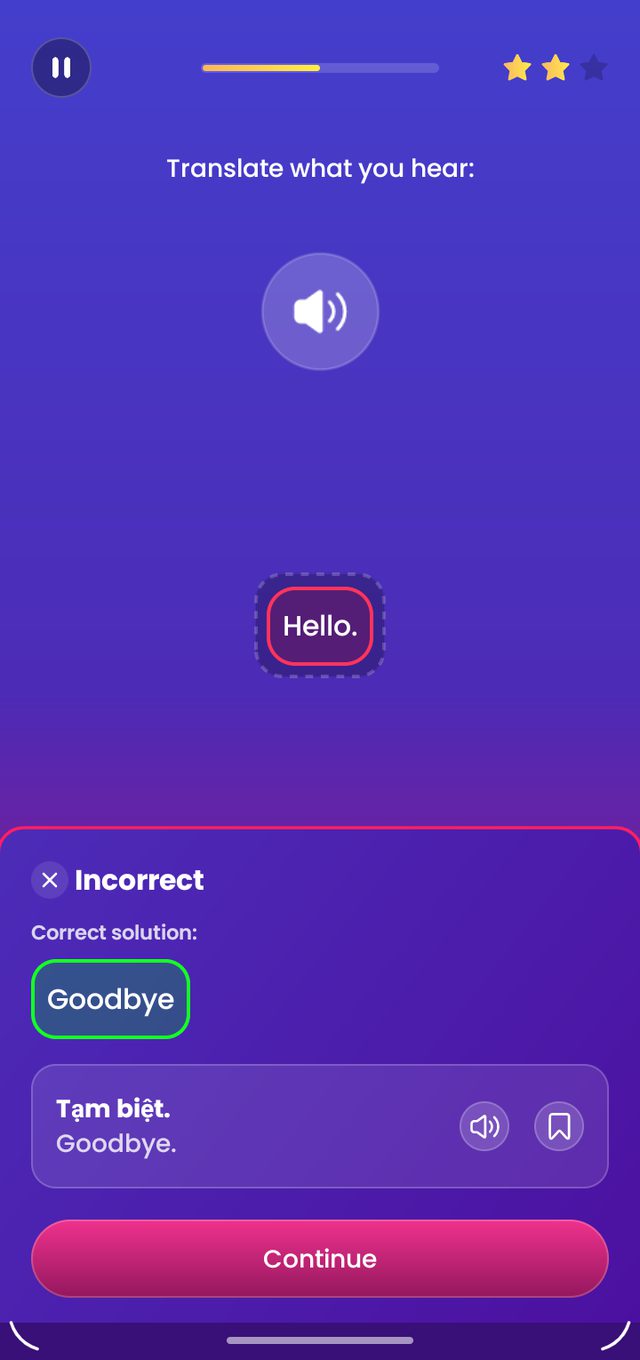 Mondly screenshot