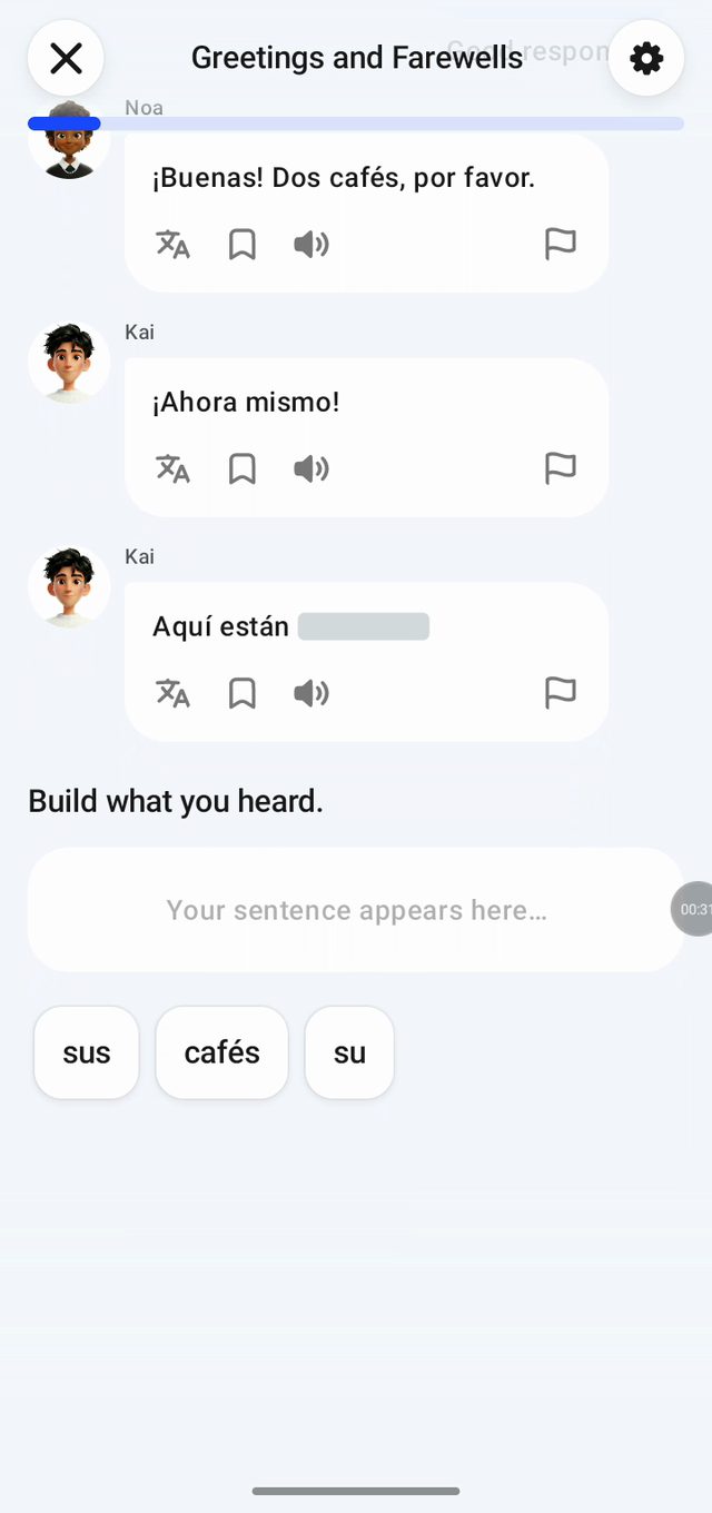 Speak — Listen, then rebuild what you heard