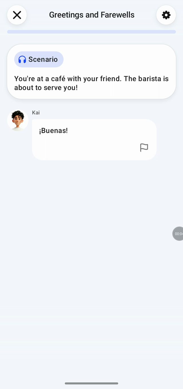 Speak — Then it drops you into a scene with actual characters